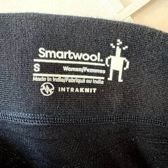SmartWool Women's Intraknit Merino Pants in Black - Picture 4 of 7